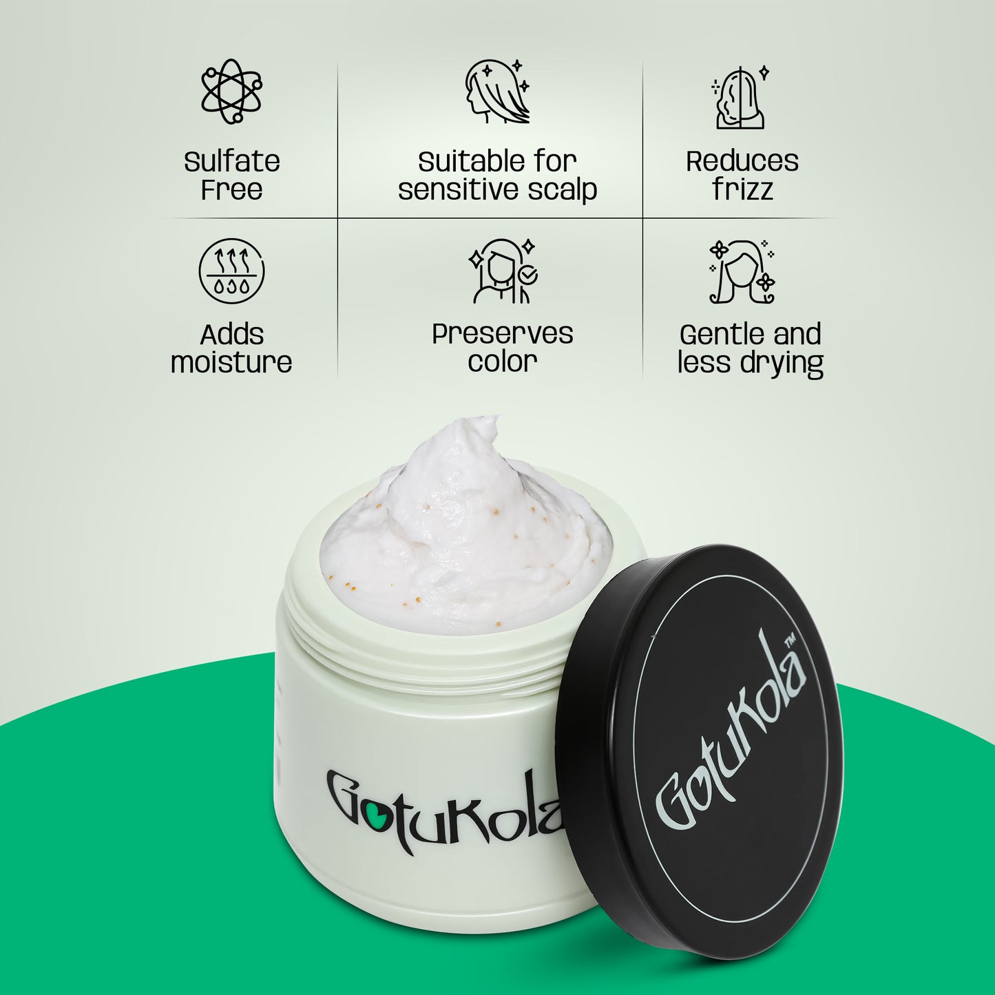 Hair mask with pealing capsules - 500 ml