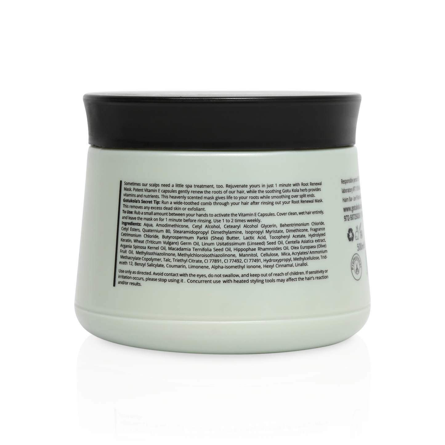 Hair mask with pealing capsules - 500 ml